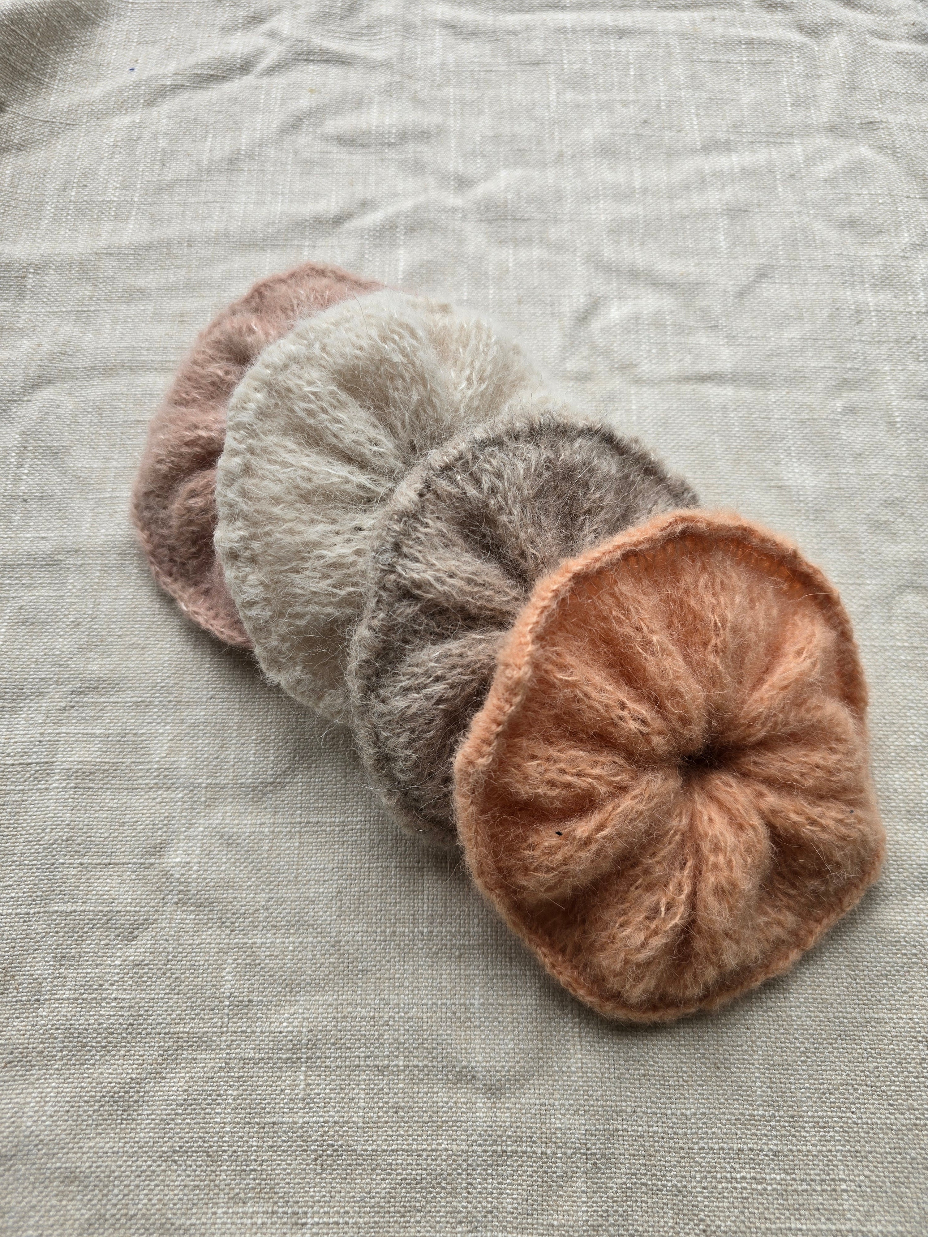 Brushed Alpaca Silk Knit Scrunchie - Classic Edge