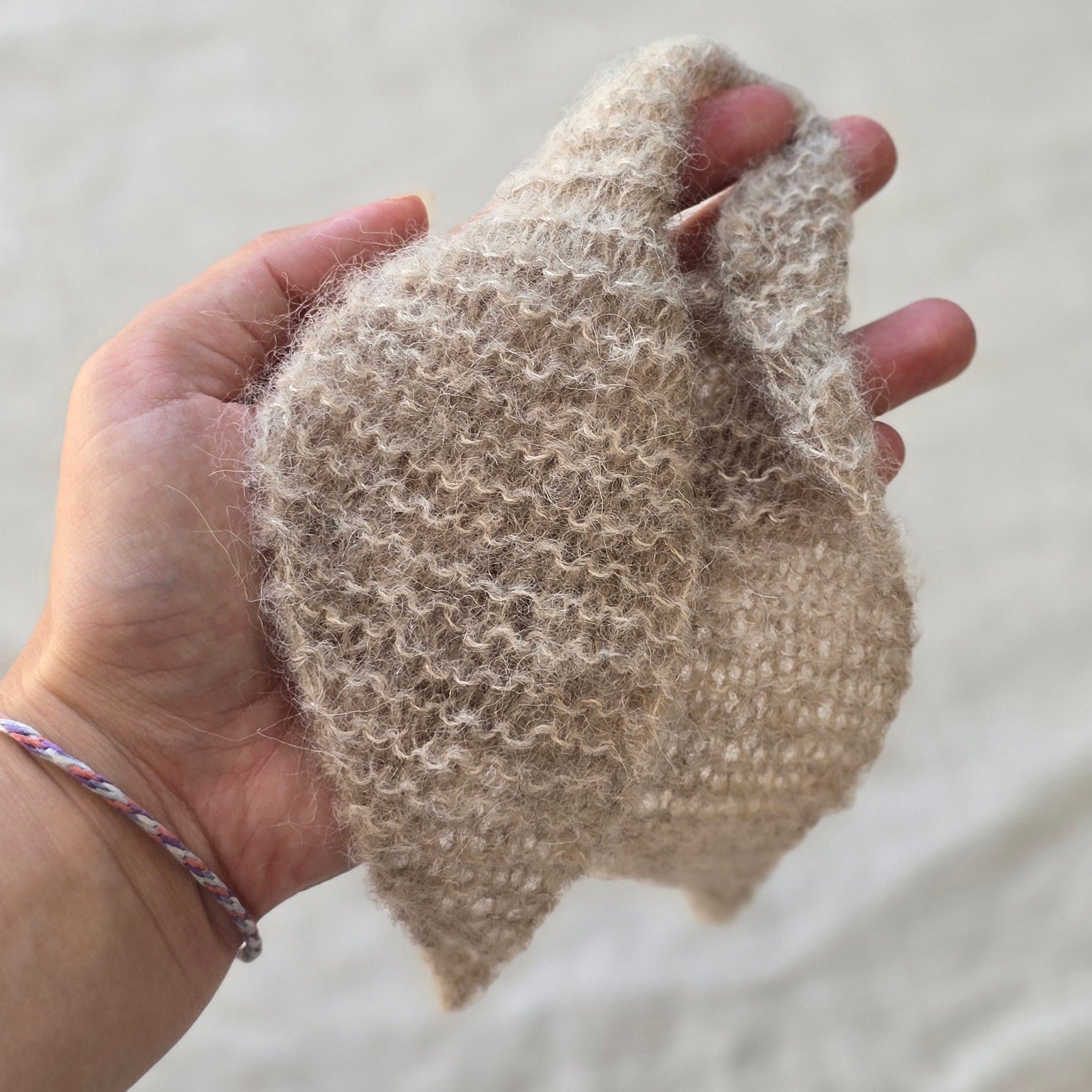 Alpaca Wool & Mulberry Silk Accessory Gift Set — Angel Wing Edition