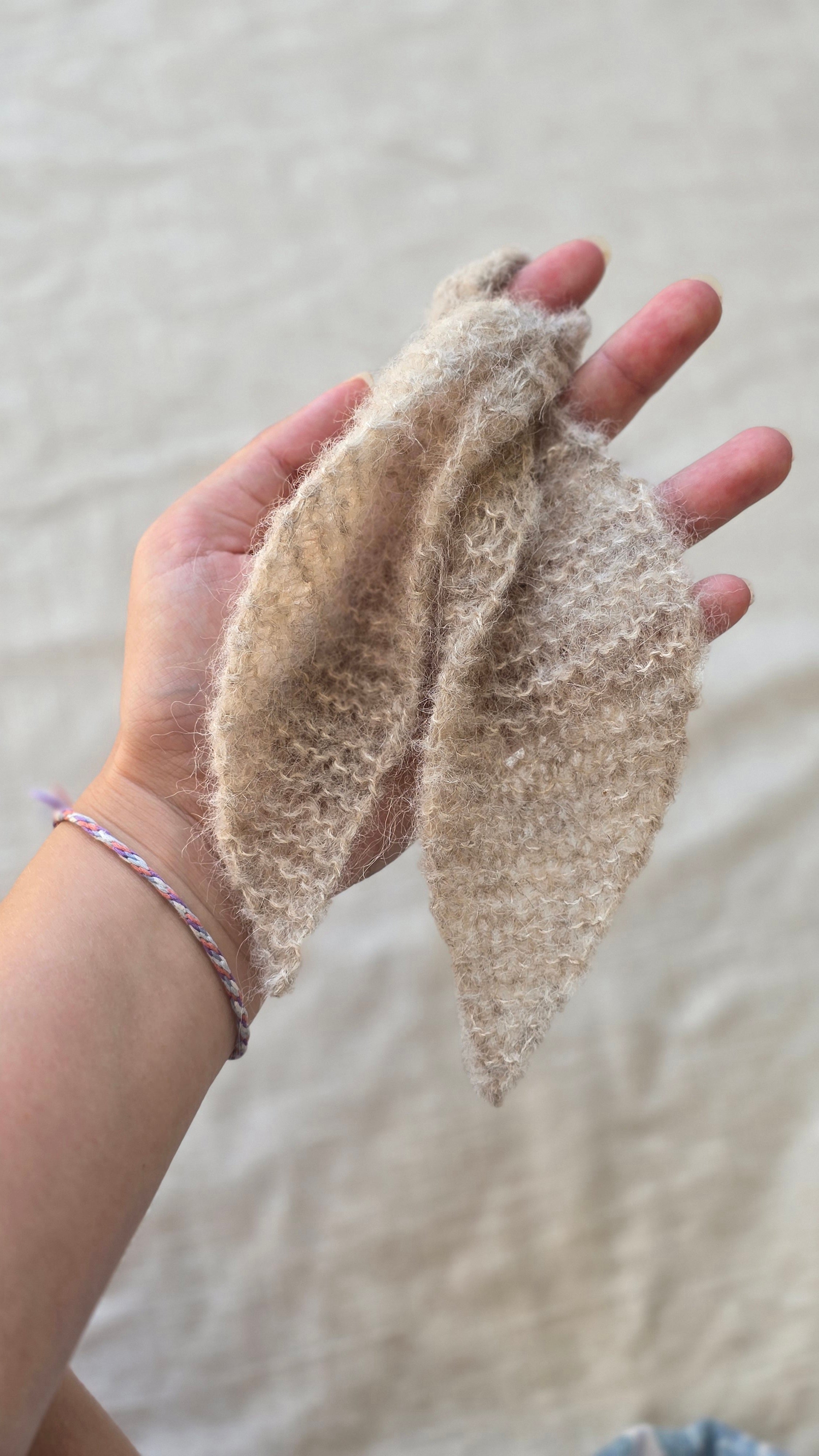 Alpaca Wool & Mulberry Silk Accessory Gift Set — Angel Wing Edition