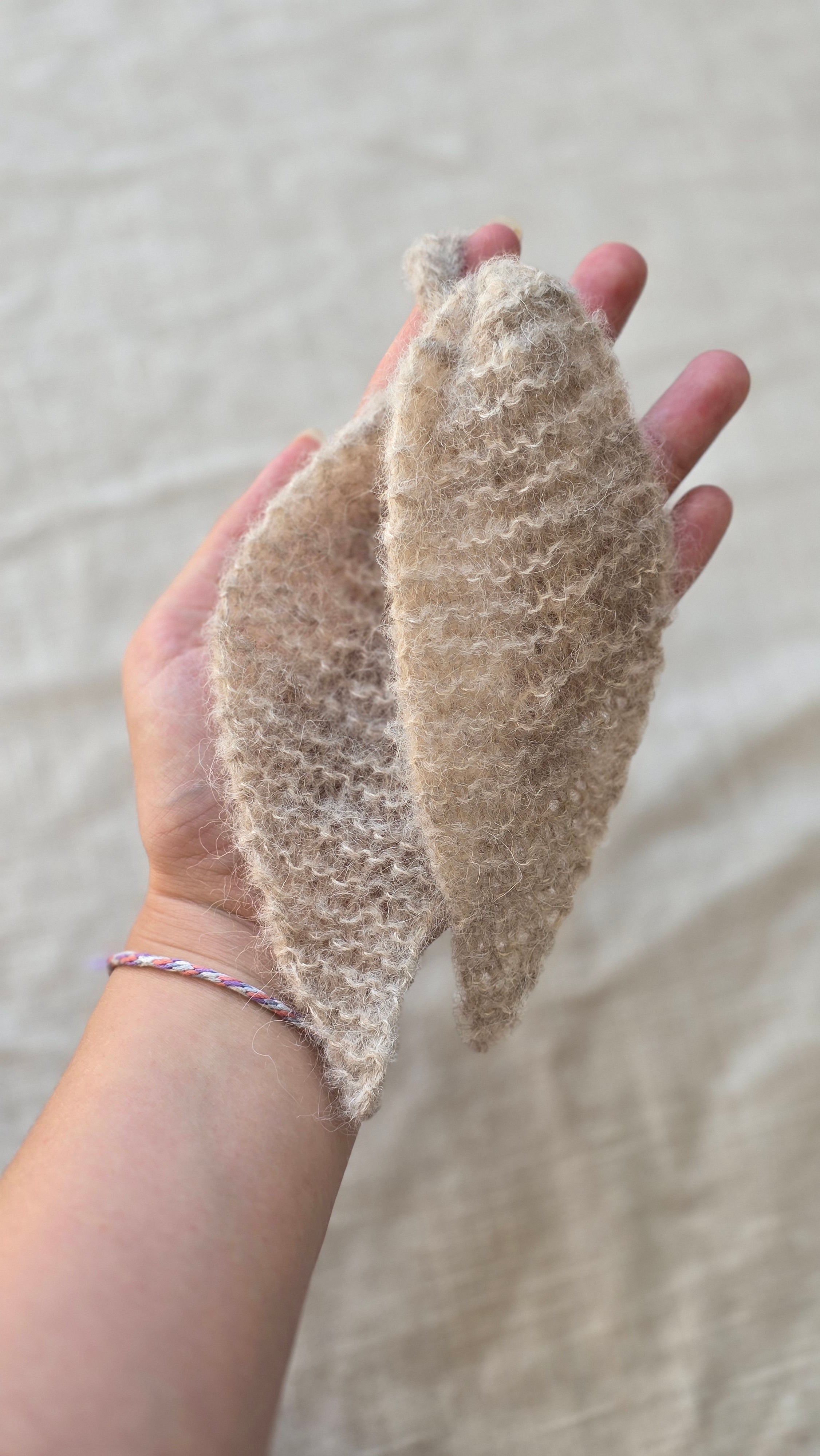 “Angel Wings” – Handmade Alpaca Silk Hair Accessory (2-in-1 Convertible Bow & Tie)