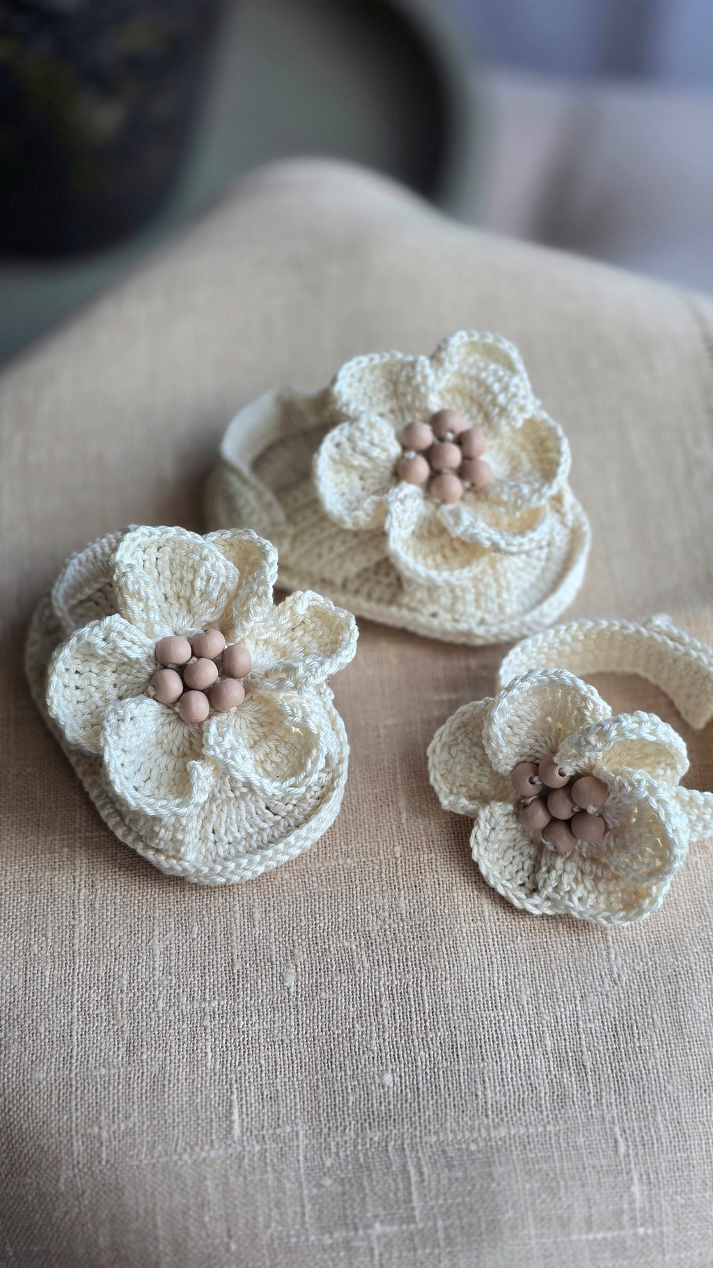 Mini & Me Blossom Set  - Cream Blossom