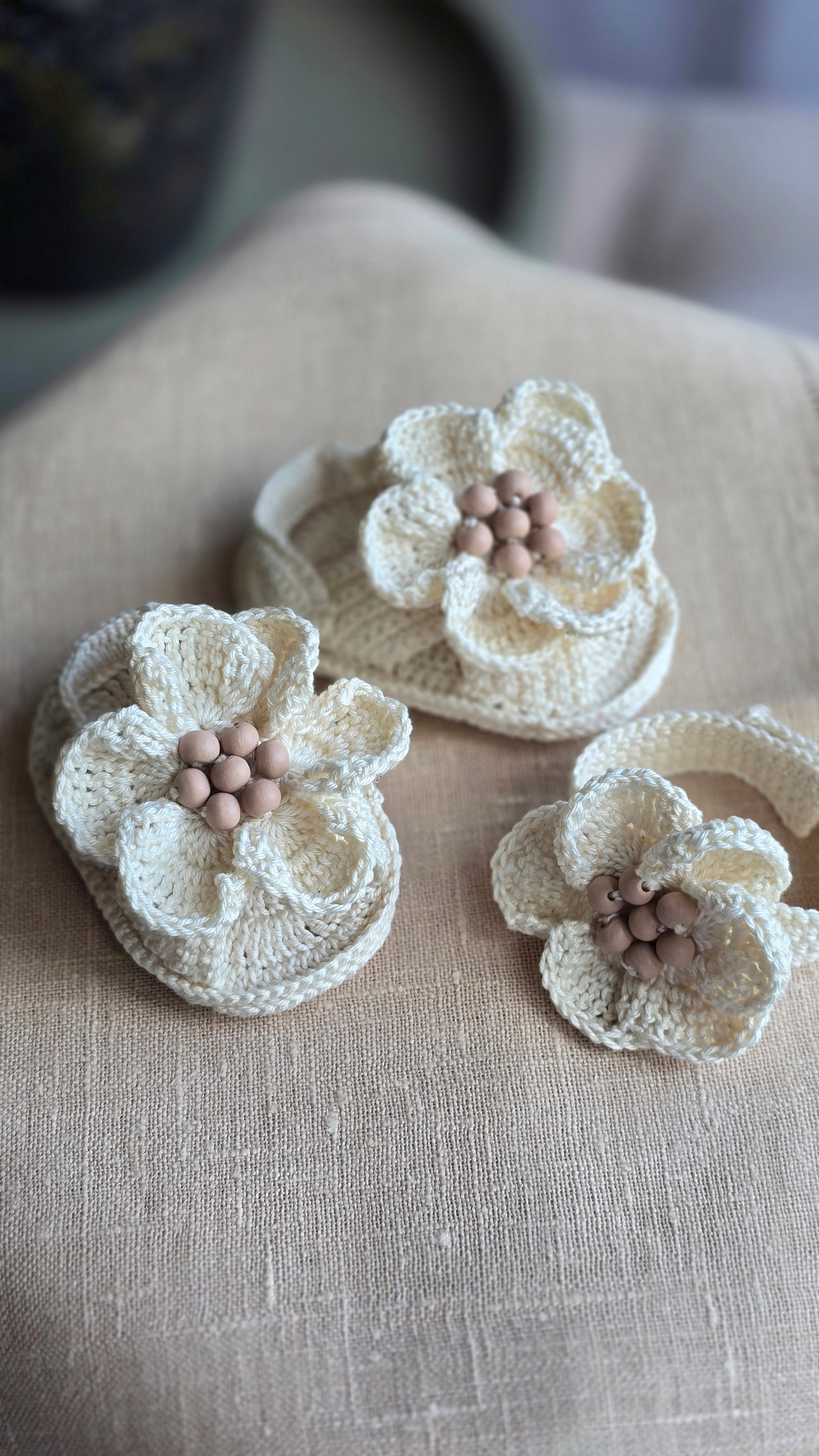 Mini & Me Blossom Set  - Cream Blossom