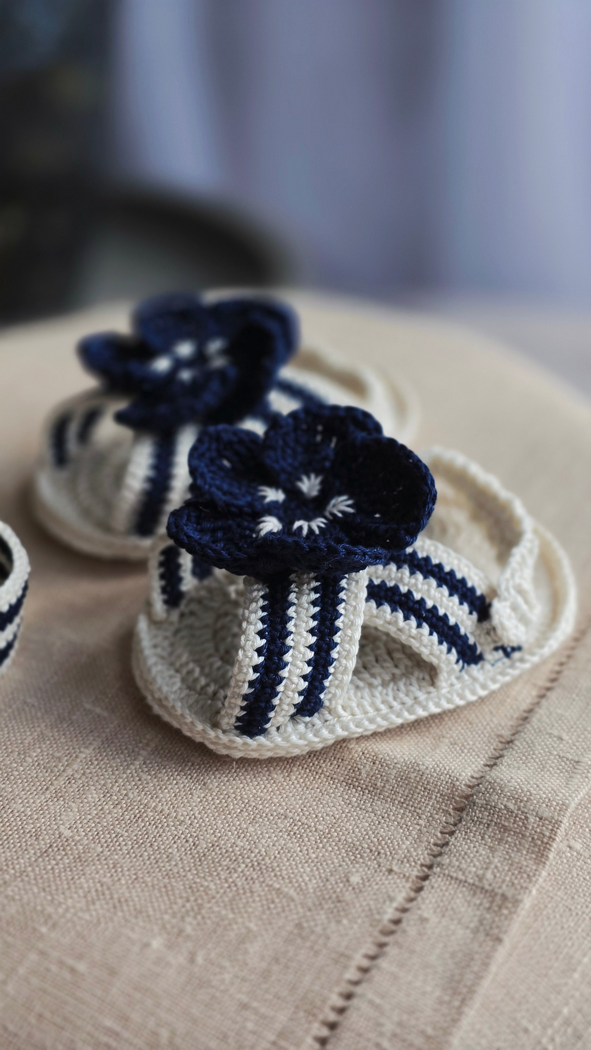 Mini & Me Blossom Set  - Deep Navy Bloom