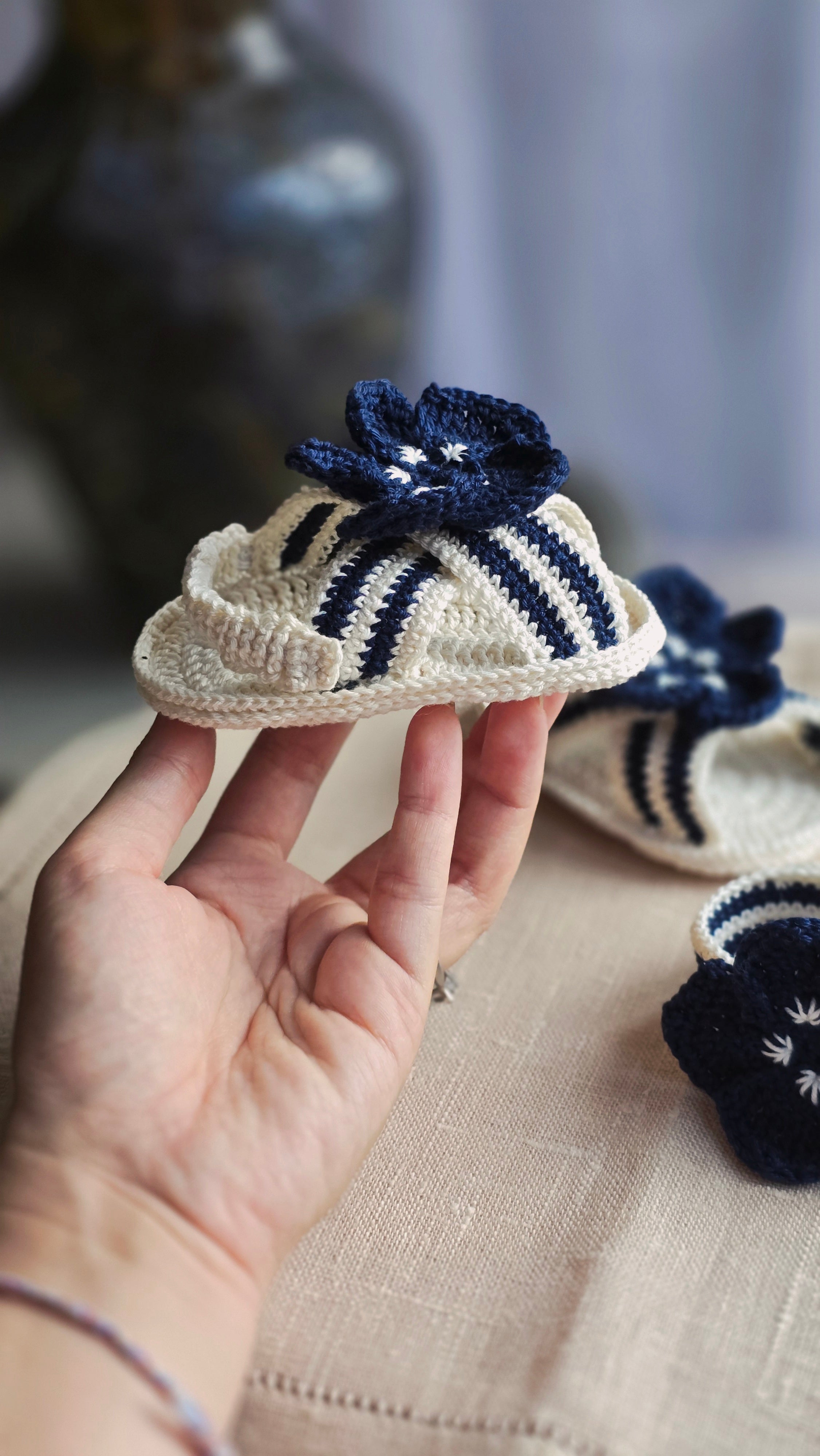 Mini & Me Blossom Set  - Deep Navy Bloom