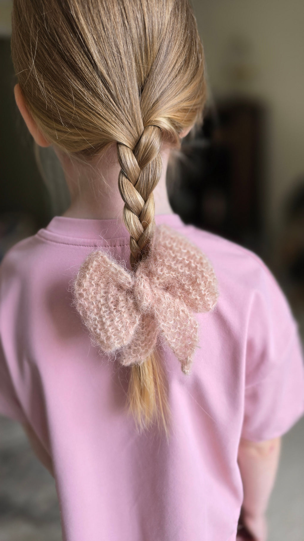 “Angel Wings” – Handmade Alpaca Silk Hair Accessory (2-in-1 Convertible Bow & Tie)