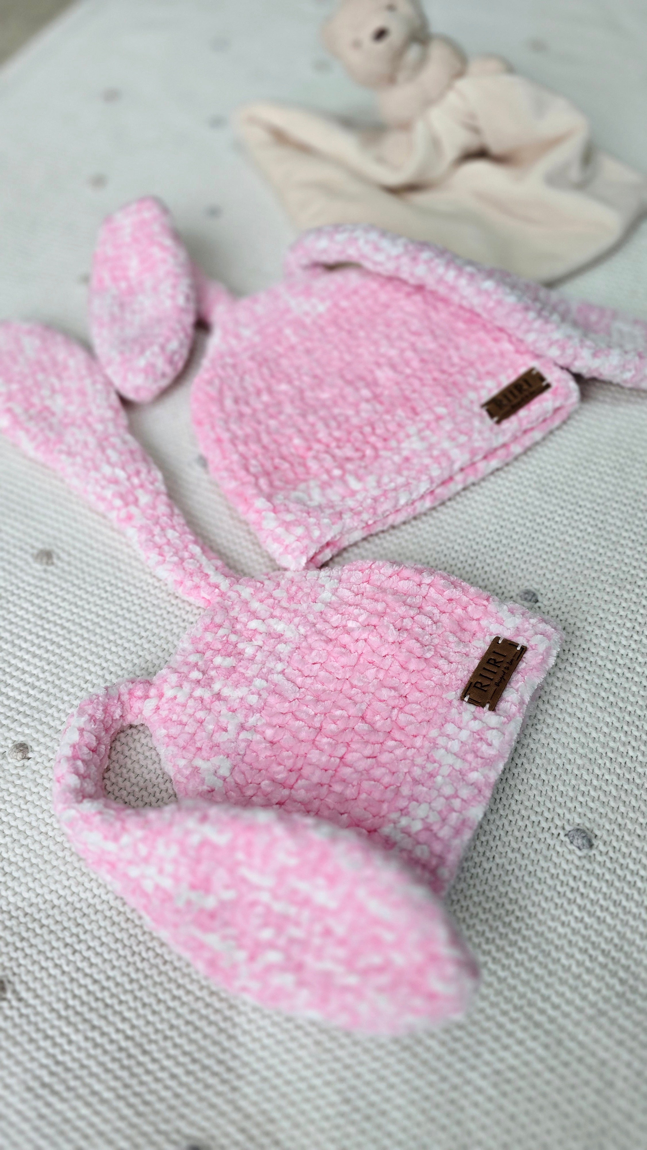 Bunny Dreams — Soft Chenille Baby Hat