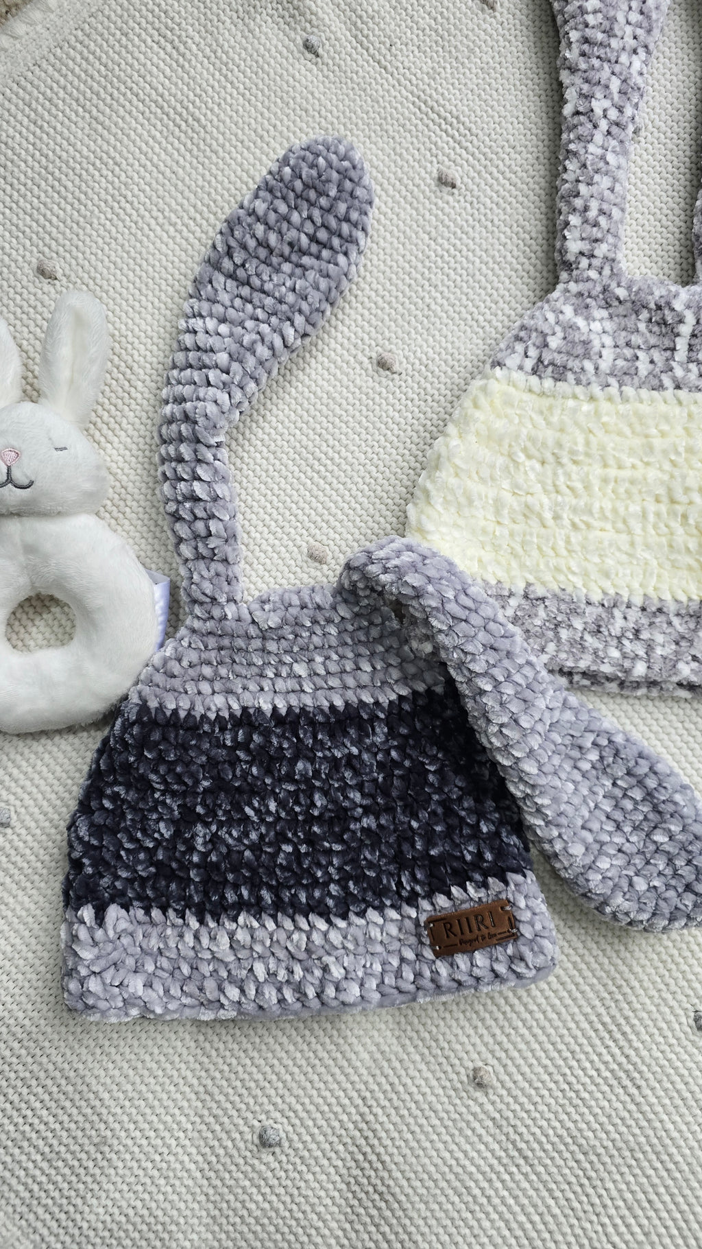 Bunny Dreams — Soft Chenille Baby Hat