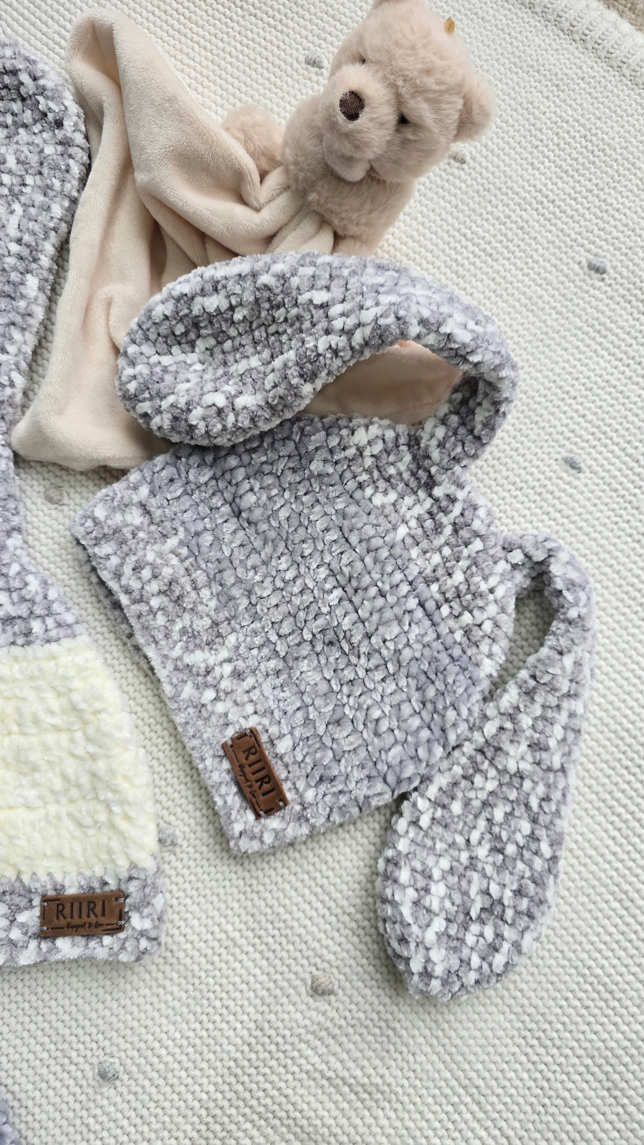 Bunny Dreams — Soft Chenille Baby Hat