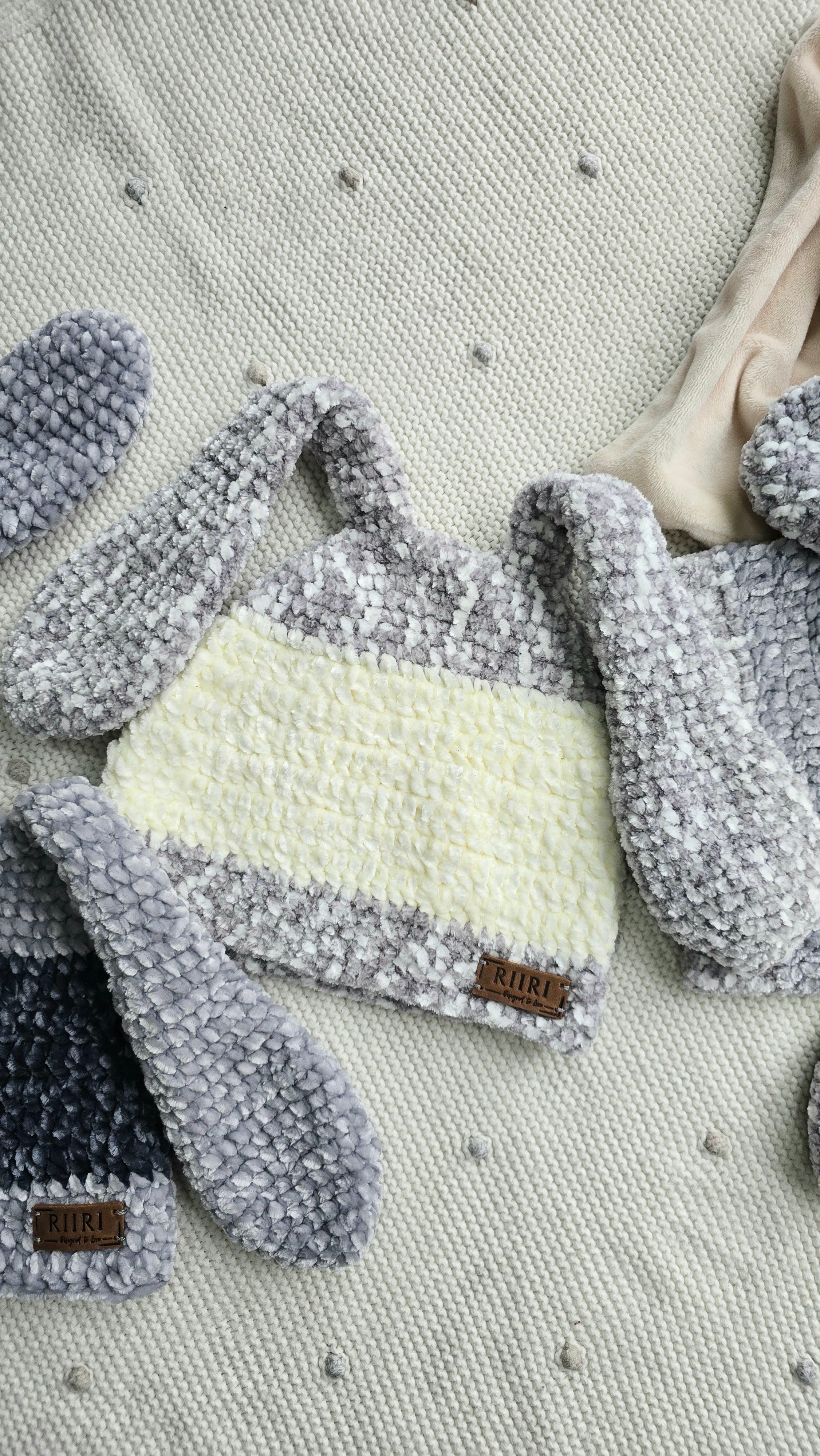 Bunny Dreams — Soft Chenille Baby Hat