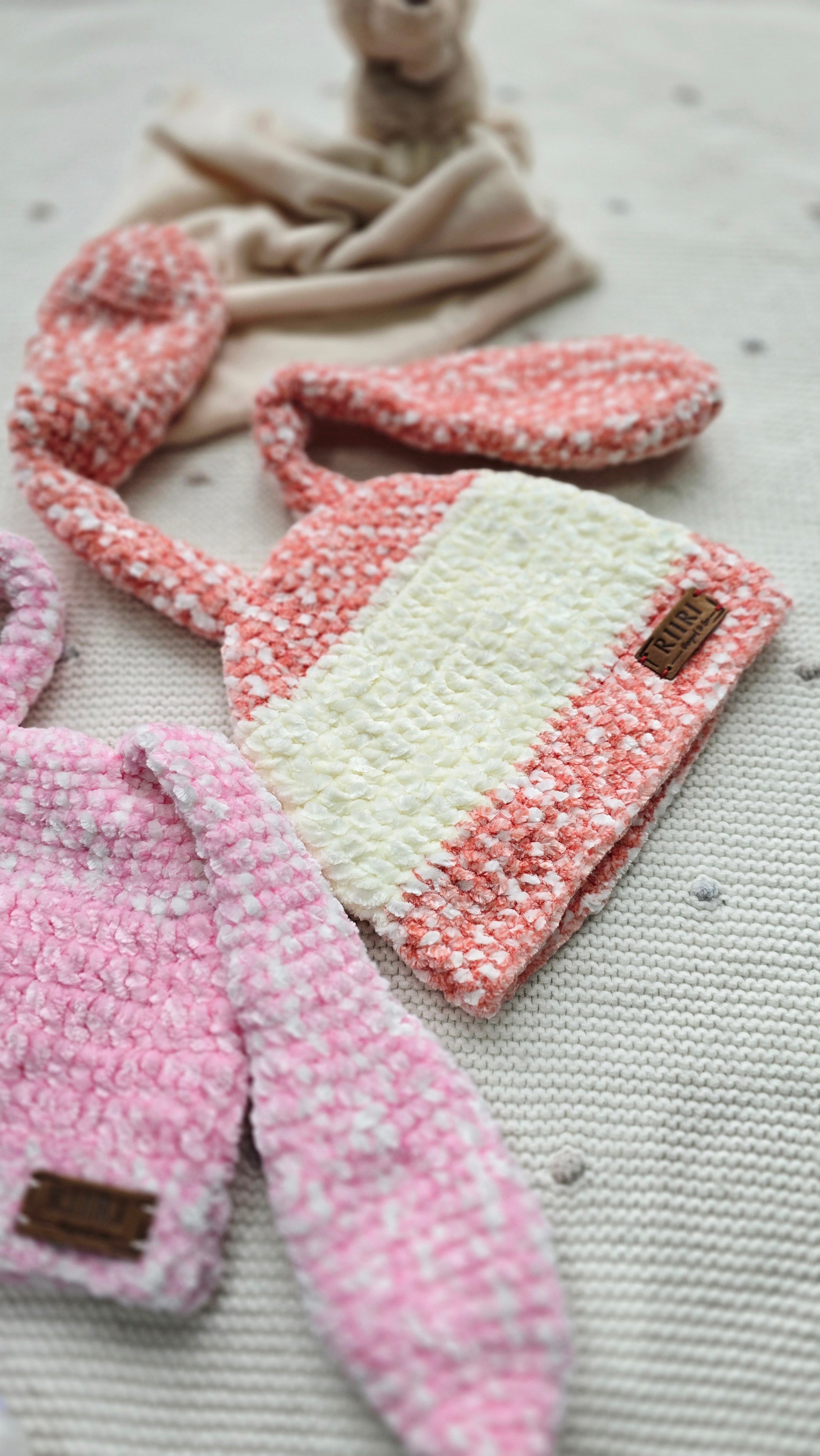 Bunny Dreams — Soft Chenille Baby Hat