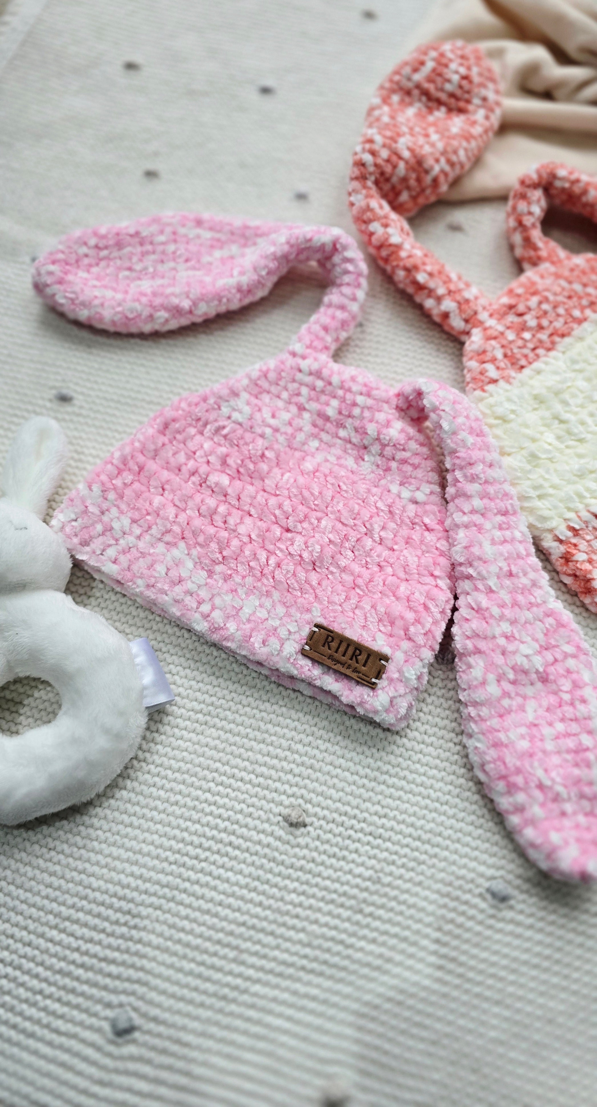 Bunny Dreams — Soft Chenille Baby Hat