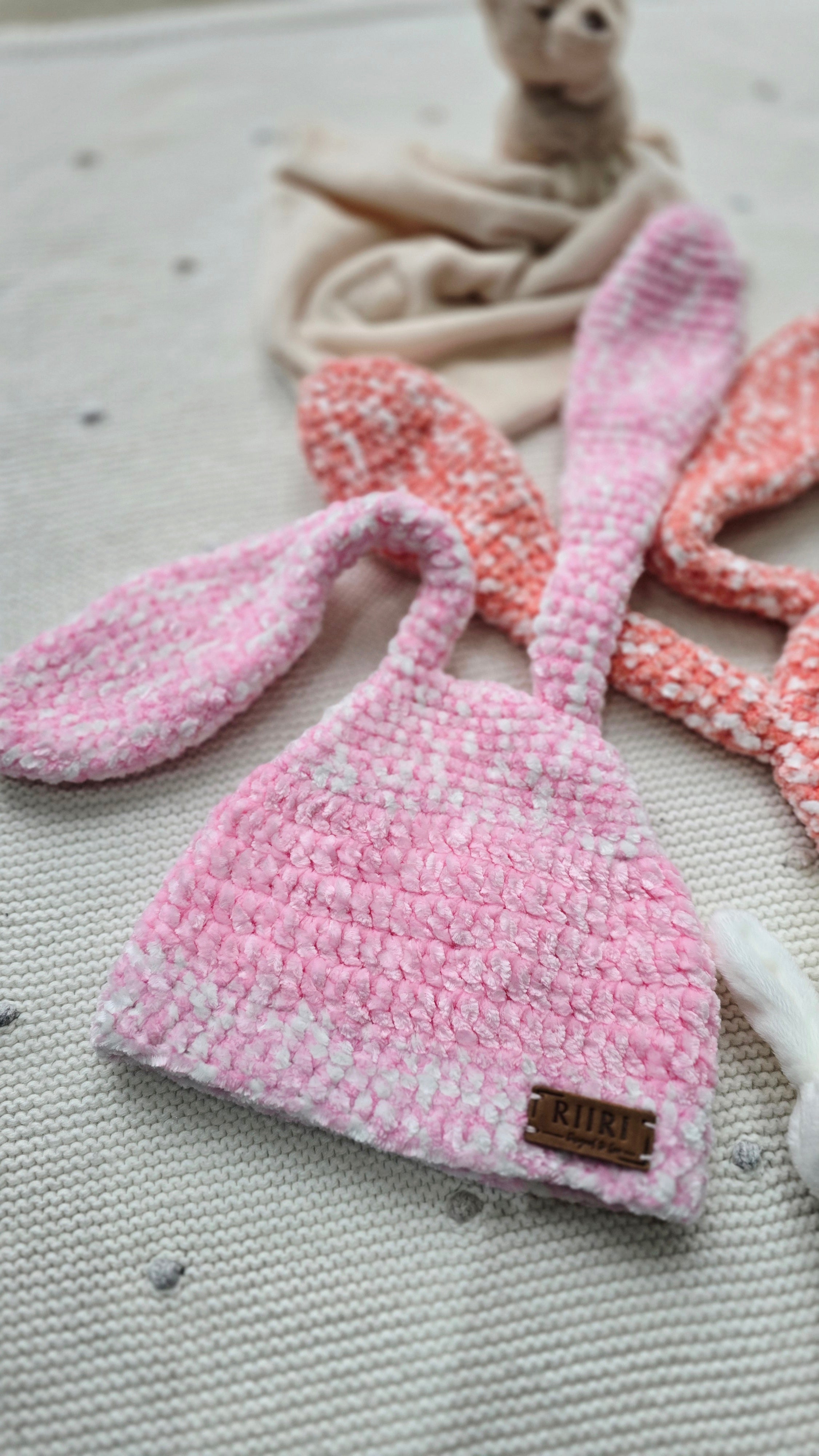 Bunny Dreams — Soft Chenille Baby Hat