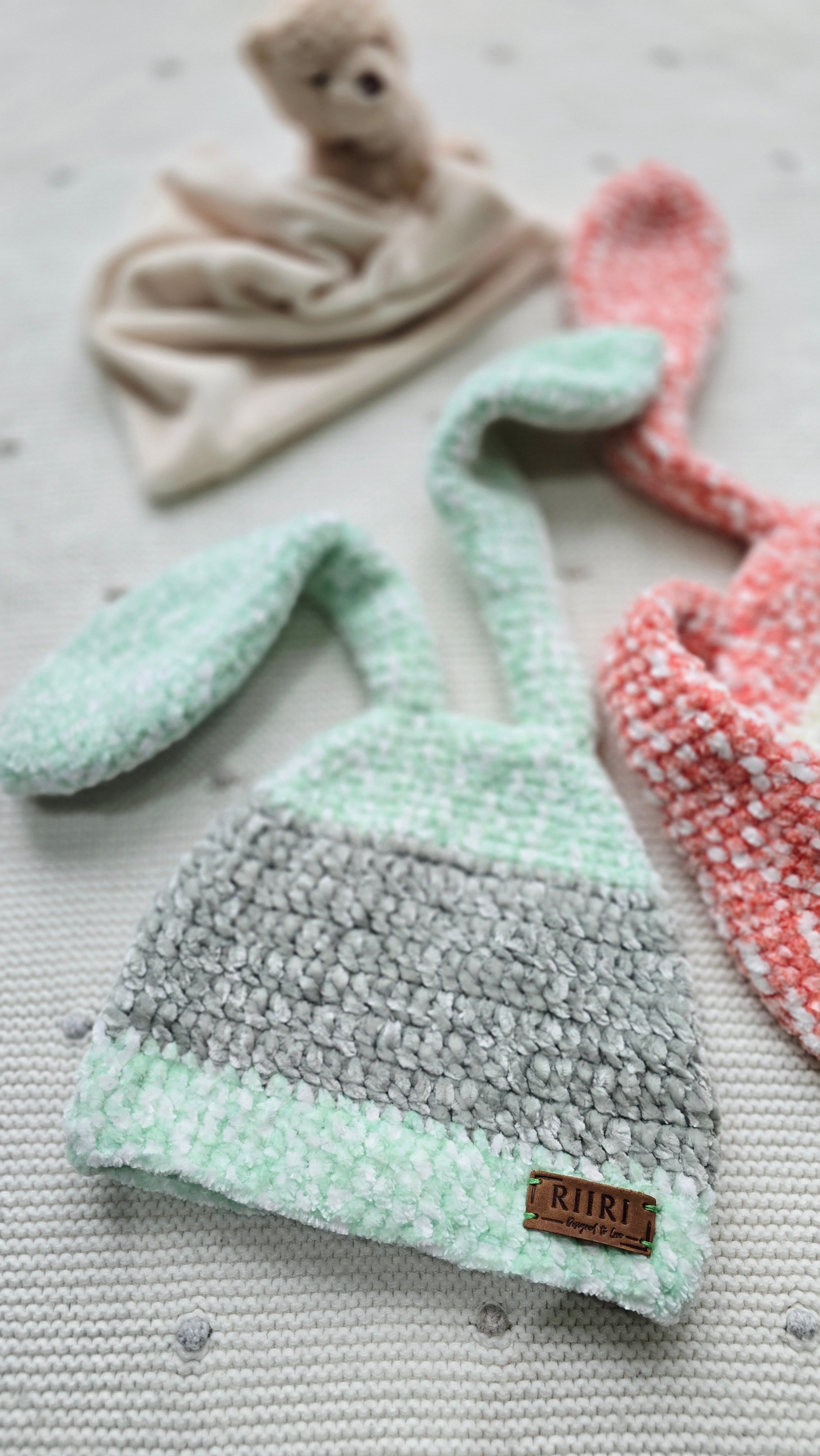 Bunny Dreams — Soft Chenille Baby Hat