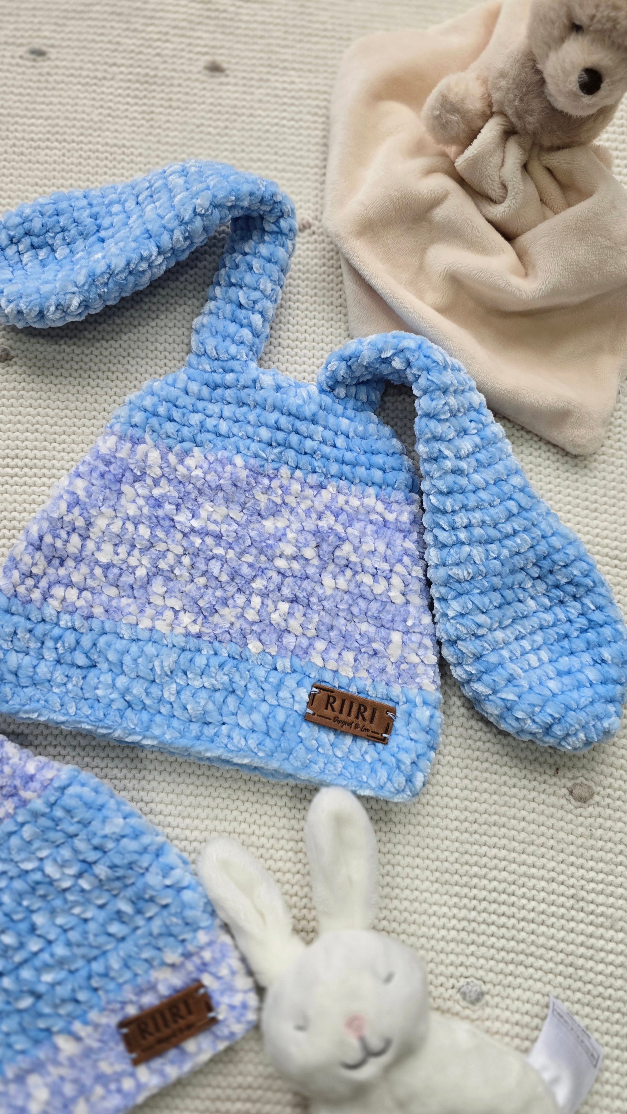 Bunny Dreams — Soft Chenille Baby Hat