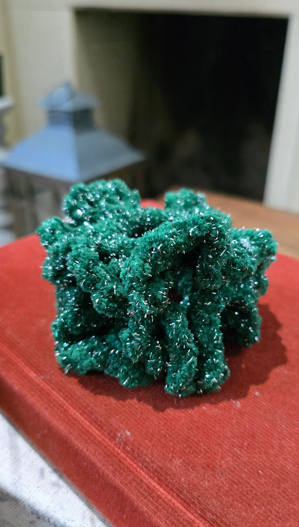 Frosty Christmas Velvet Sparkle Scrunchie Set