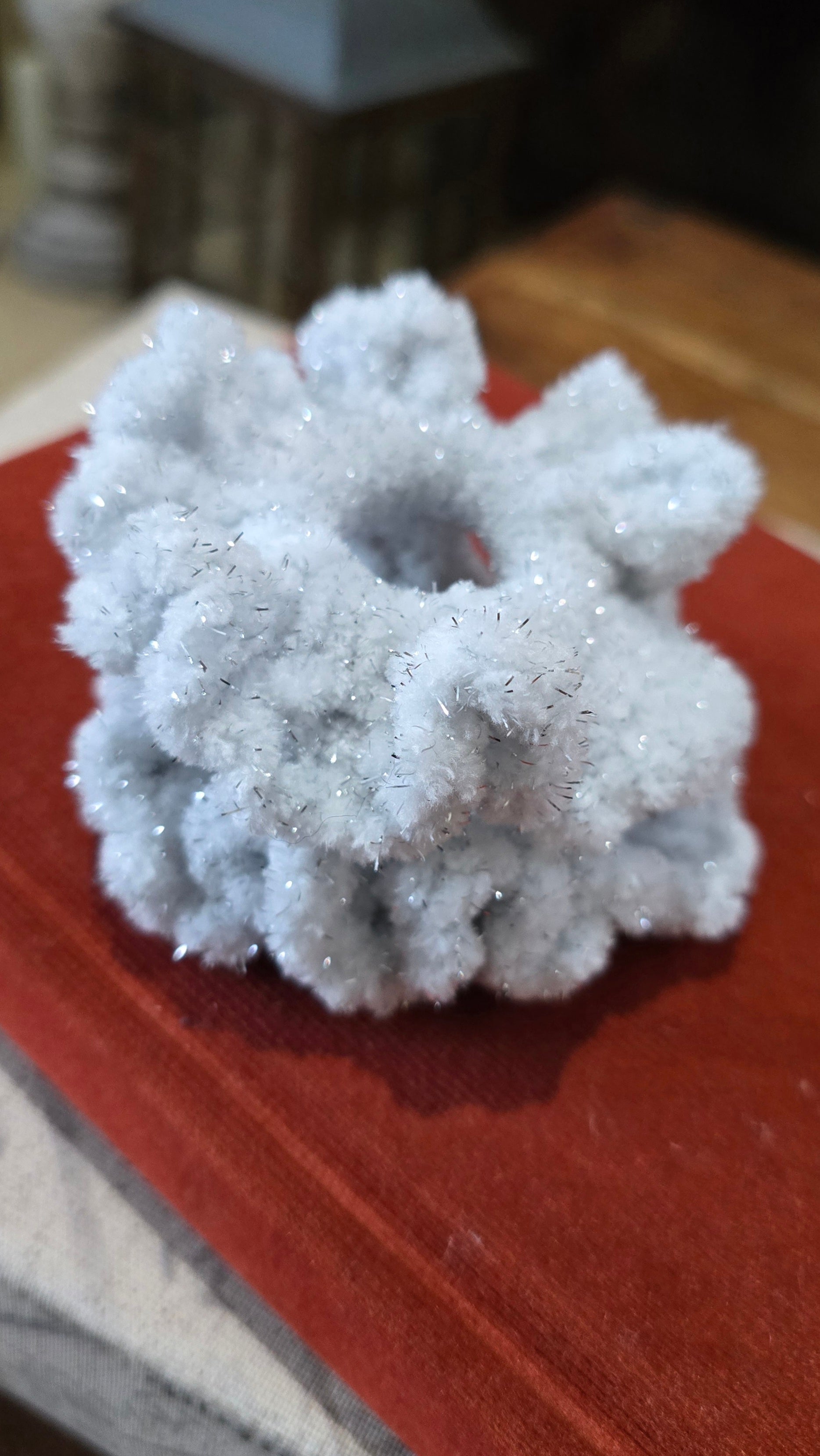 Frosty Christmas Velvet Sparkle Scrunchie Set